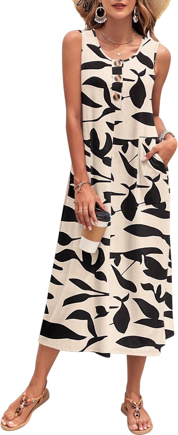 MOLERANI Women's Summer Maxi Dress for Casual Beach Outfits
