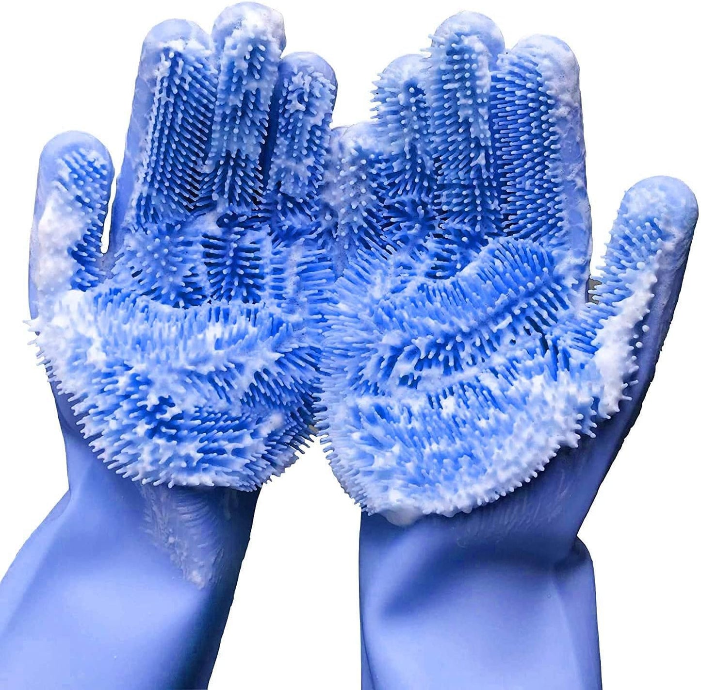 Yinceber Silicone Cleaning Gloves - 3-In-1 Versatility