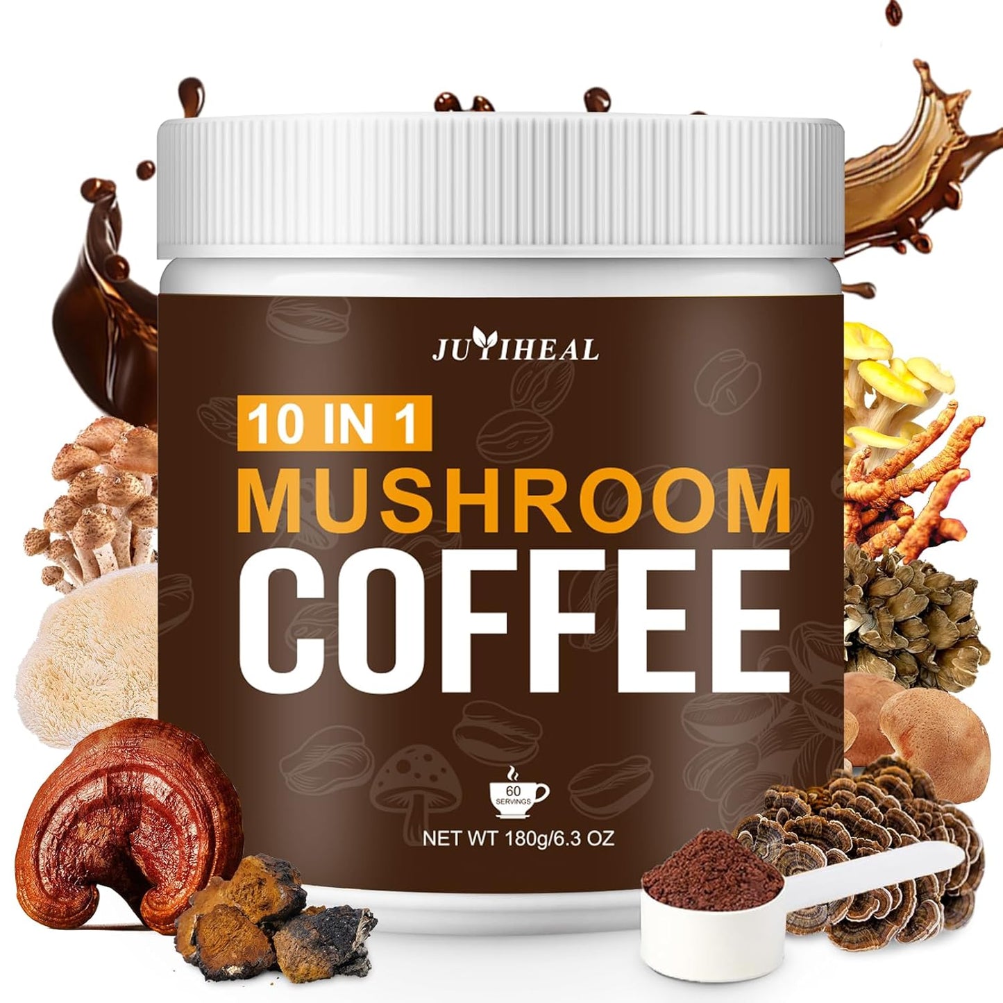 Power Blend: JUYIHEAL Mushroom Coffee Boosts Energy