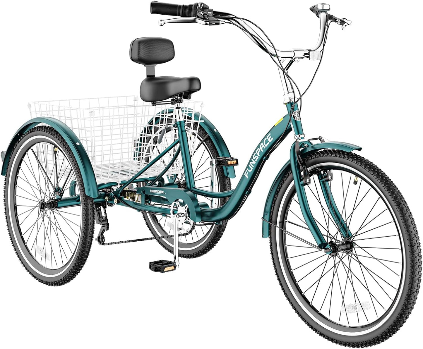 MOONCOOL Adult Tricycles for Seniors with Comfortable Design