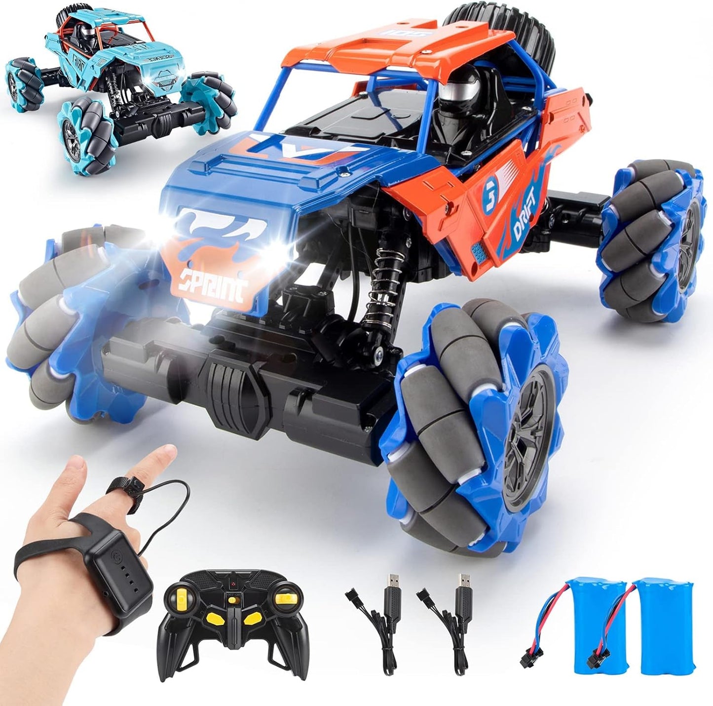 1:14 Scale 4WD Metal Remote Control Car for All Terrains