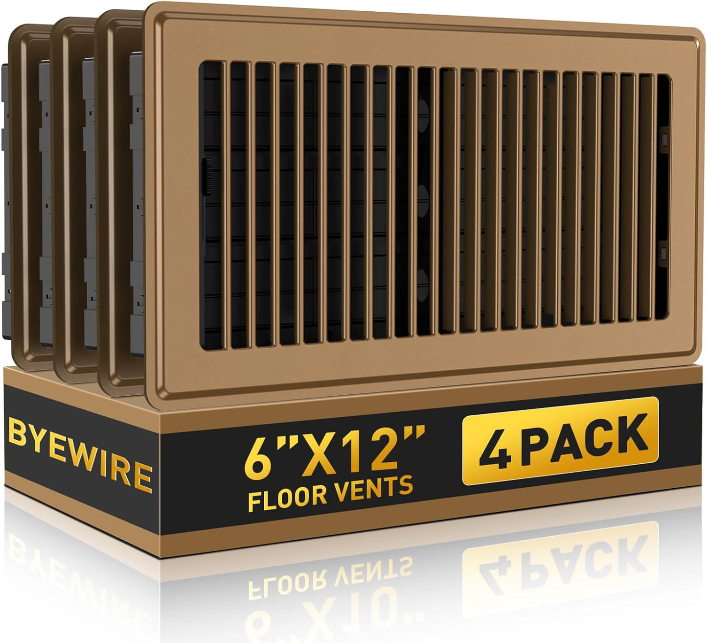 Heavy Duty Floor Register 6x12 for High Airflow Efficiency