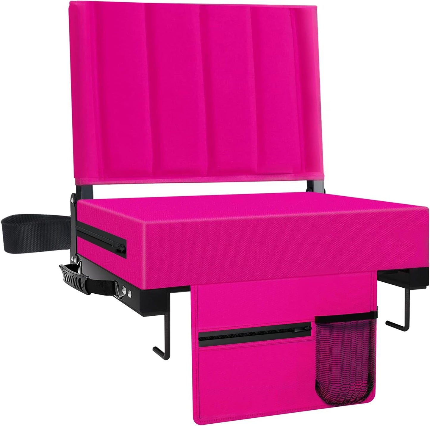 Stadium Seat for Bleachers with Back Support and Cushion
