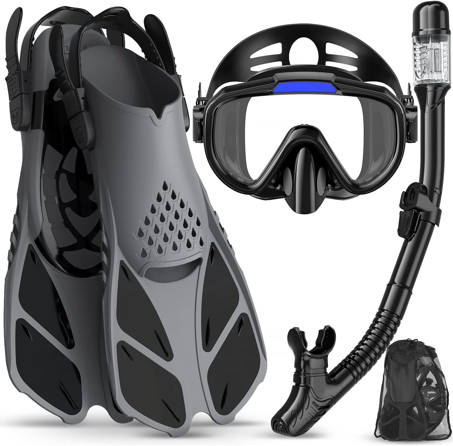 Ultimate Snorkel Set for Clear View & Leak-Free Dives - Ubekezele
