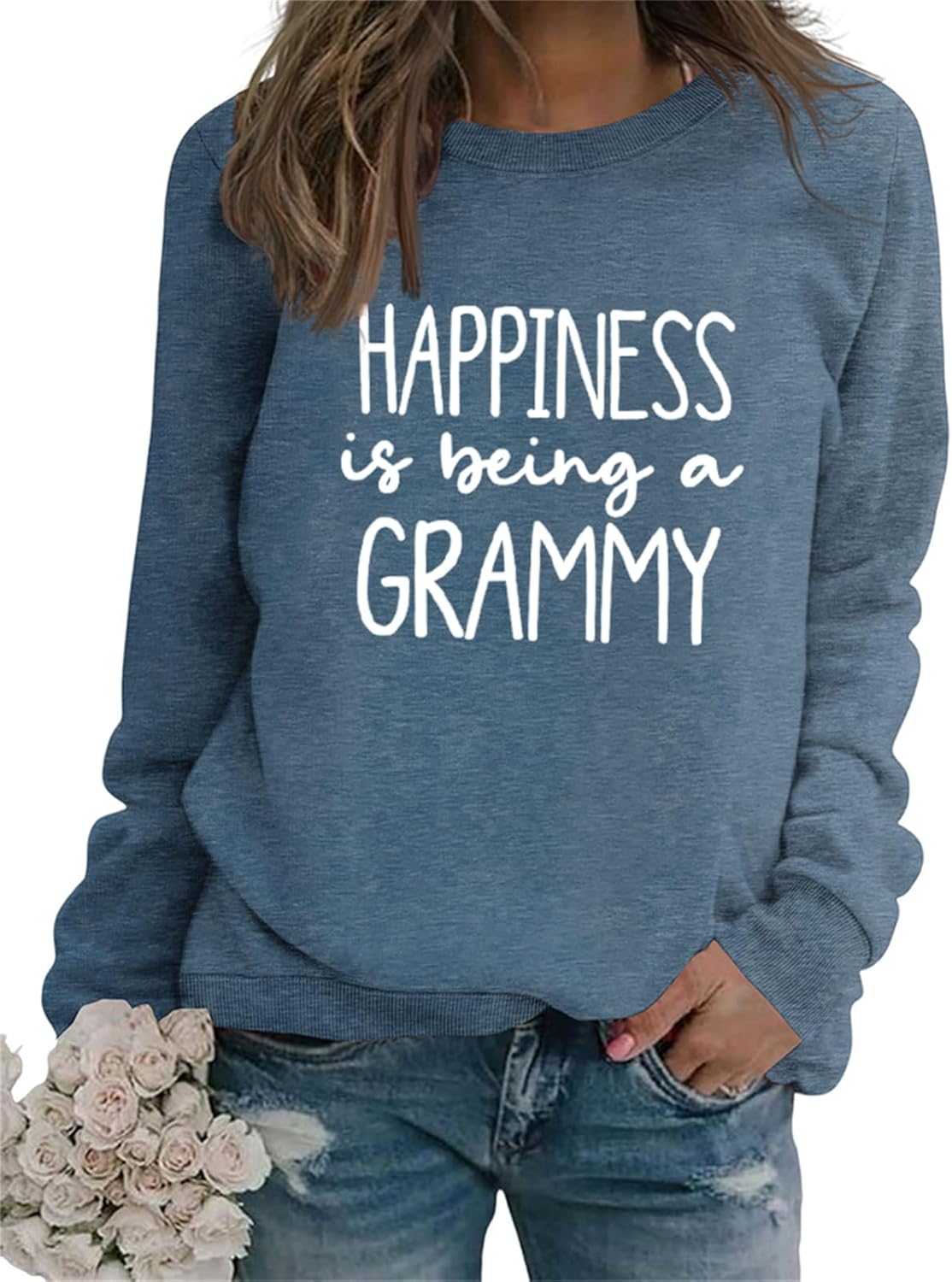Joyful Grandma Graphic Pullover Top