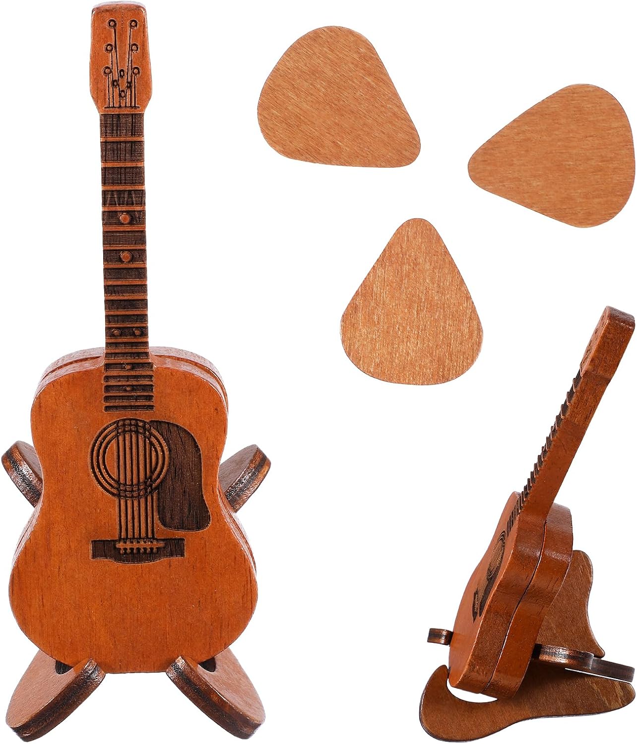 Portable Guitar Pick Storage Case - 3PCS Picks Included!