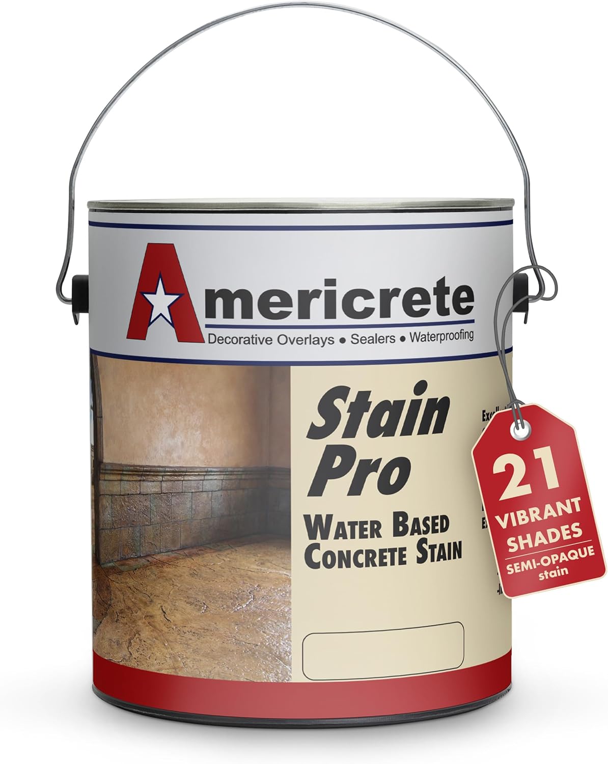 Concrete Stain Moonstone Semi-Opaque Stain for Various Surfaces