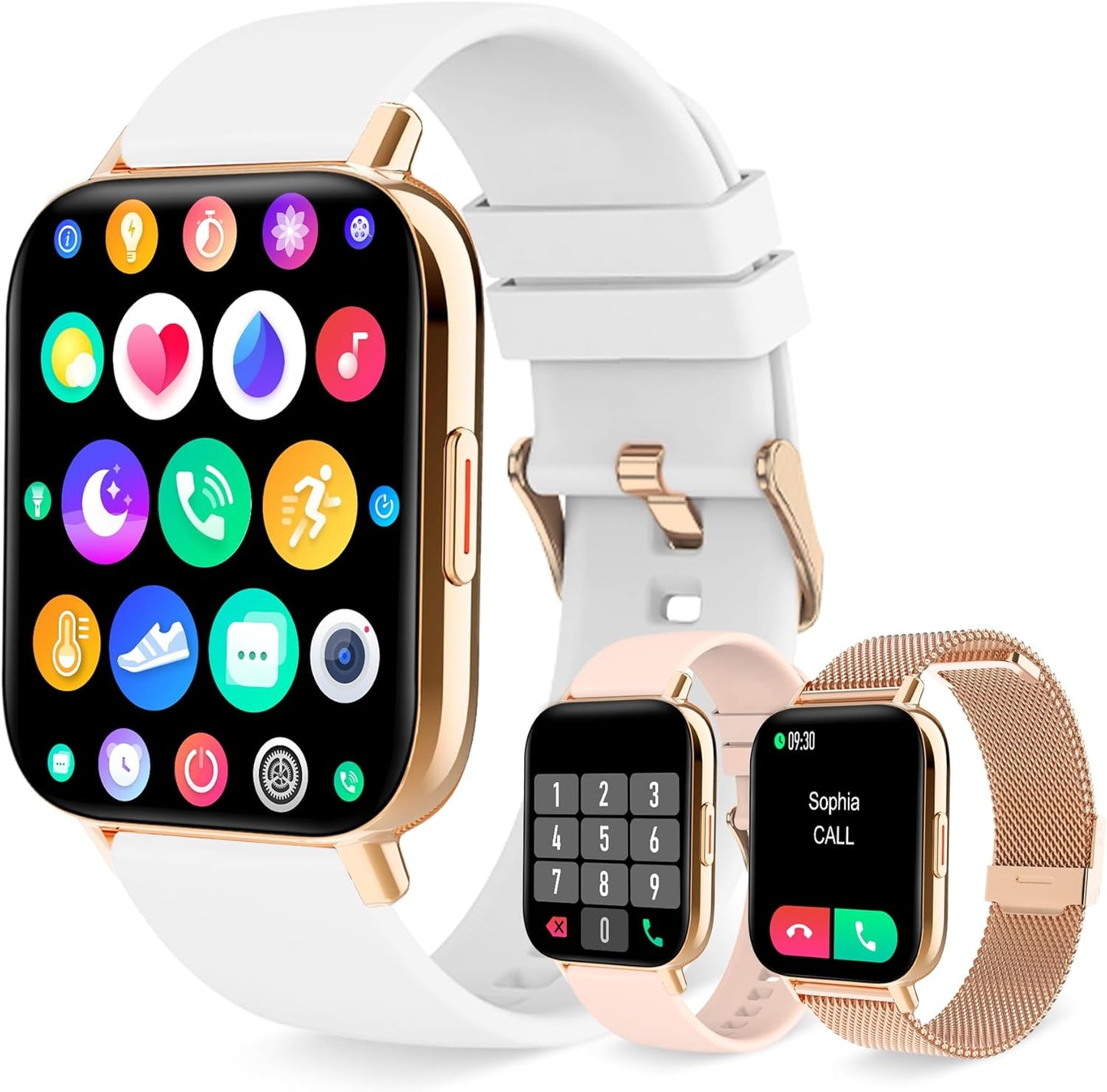 Erkwei Smartwatch: Answer Call, Track Fitness