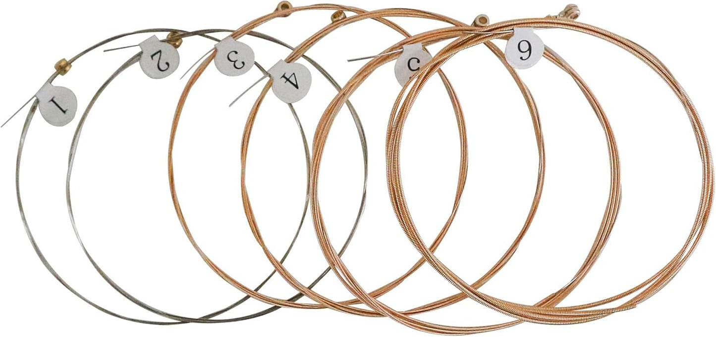 Long Lasting Nano-Coated Acoustic Guitar Strings - Smooth Feel for Concerts & Practice!