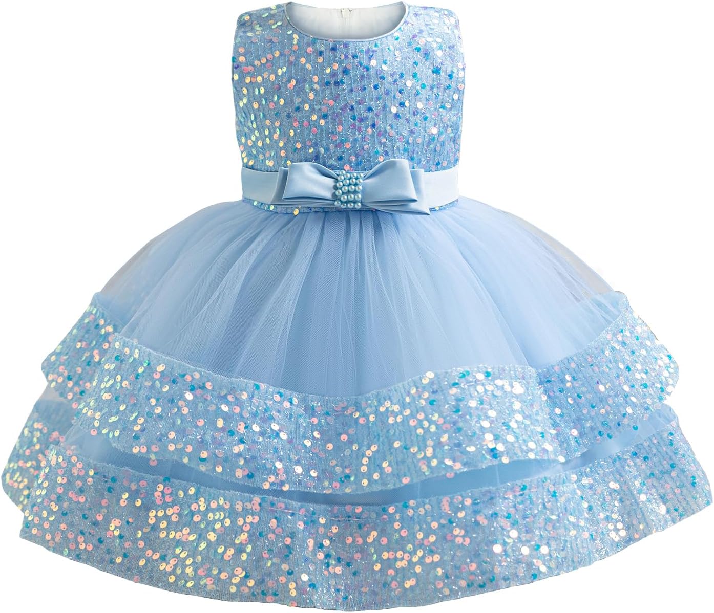Miipat Baby Girl Pageant Dress for Weddings and Parties