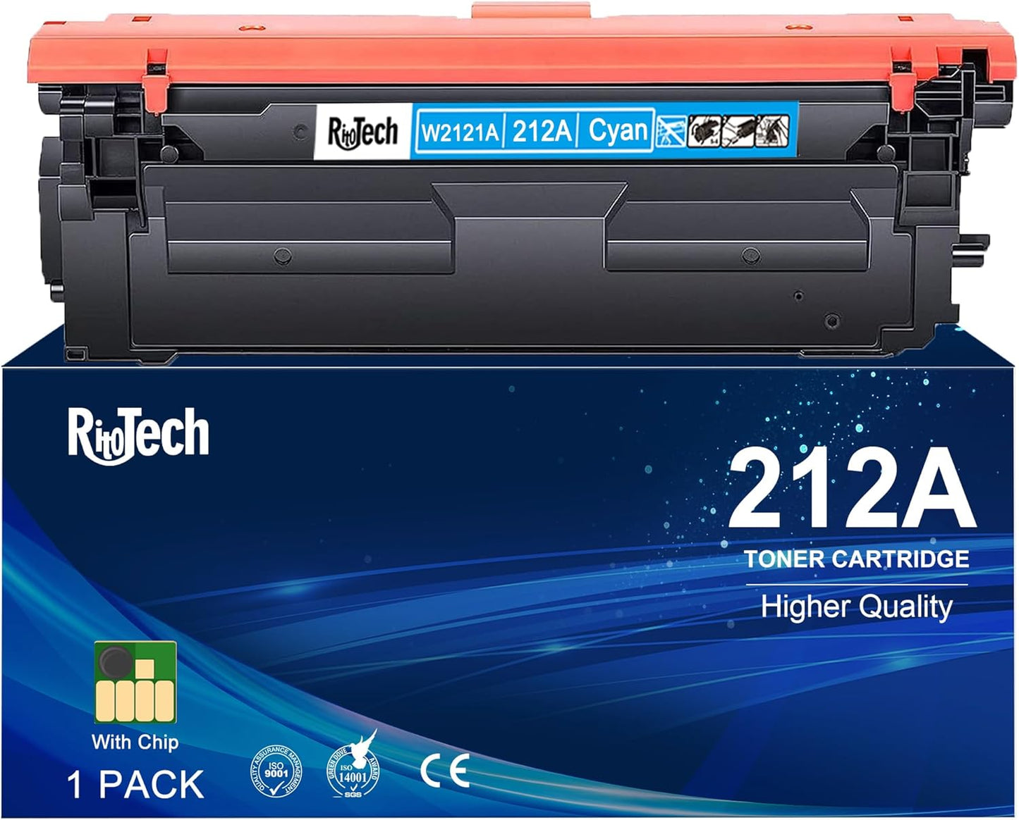 212A Cyan Toner Cartridge for HP Color LaserJet Printers
