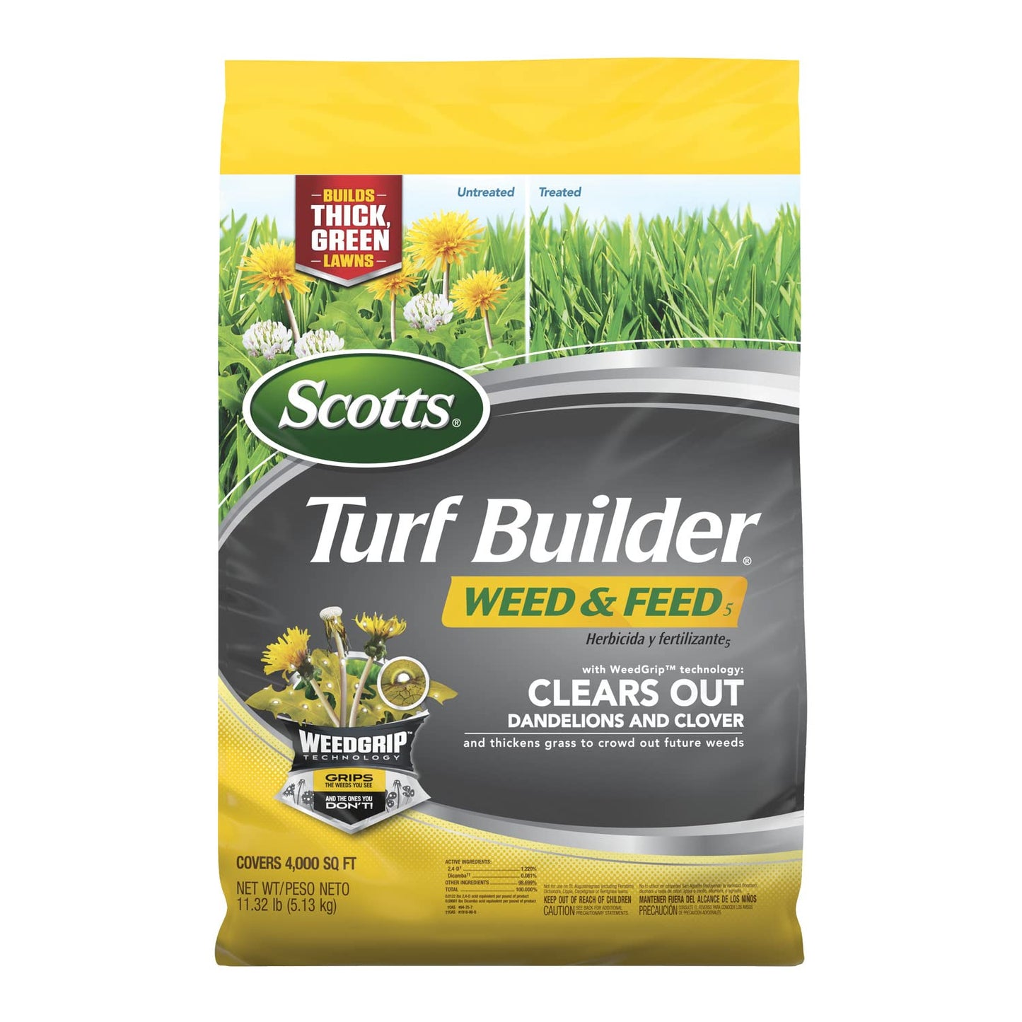 Scotts Turf Builder Weed and Feed5 for Effective Lawn Care