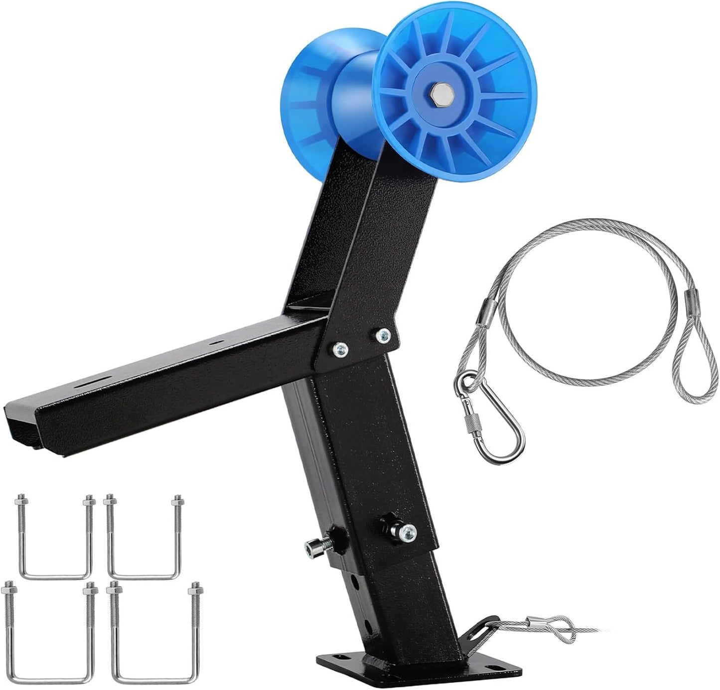 Boat Trailer Winch Post with Roller for Speedboats & Fishing