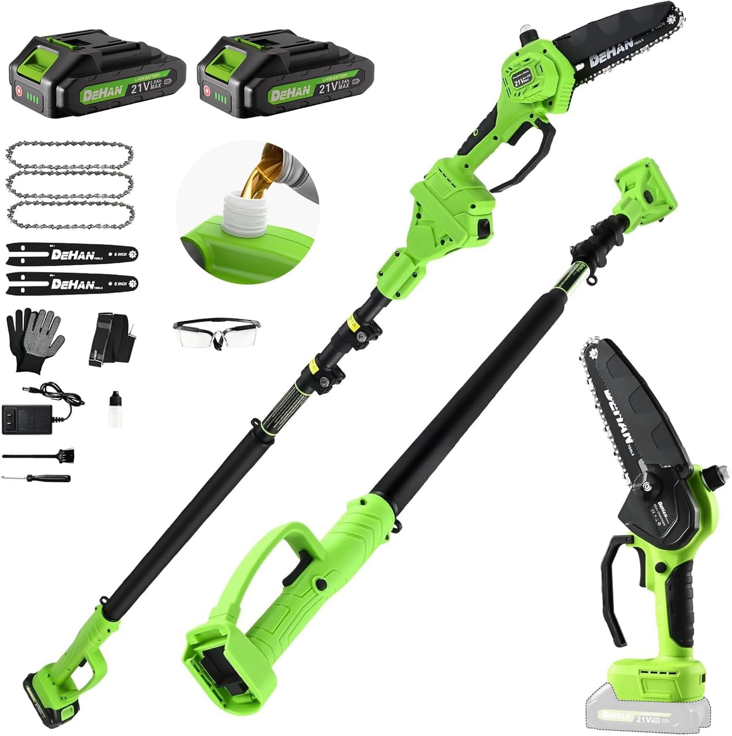 Brushless Mini Chainsaw for Tree Trimming and Wood Cutting