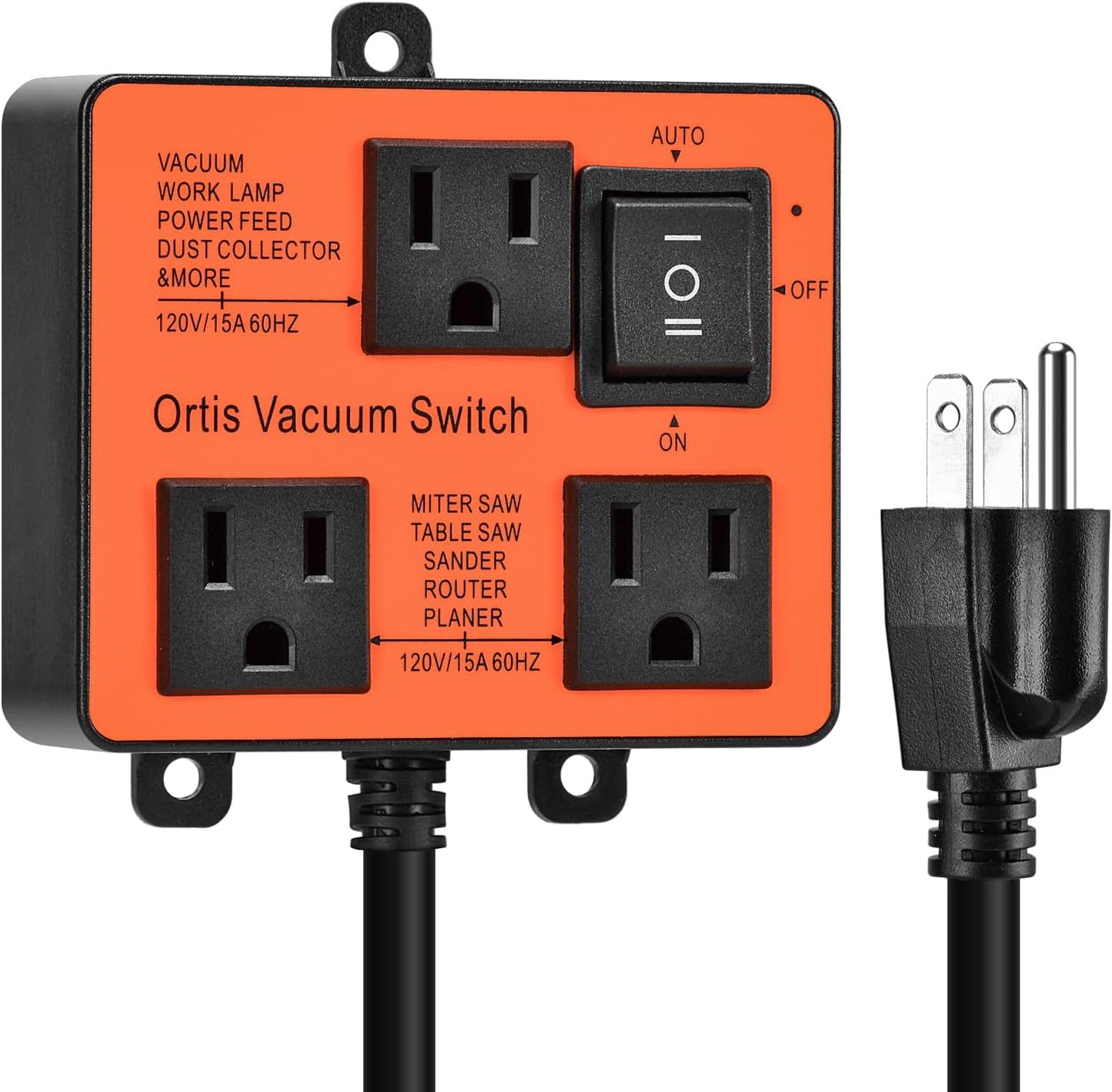 Ortis Automatic Vacuum Switch for Power Tools with Delay Feature