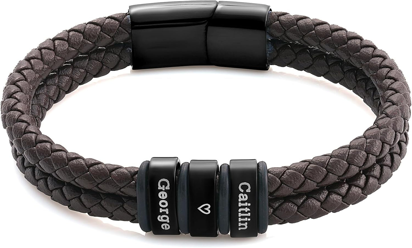 Custom Leather Bracelet for Him - Artizian