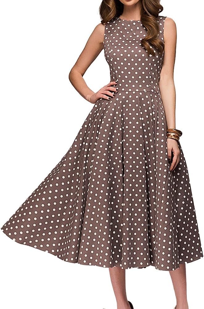 Simple Flavor Women's Vintage Dress for Parties and Casual Wear