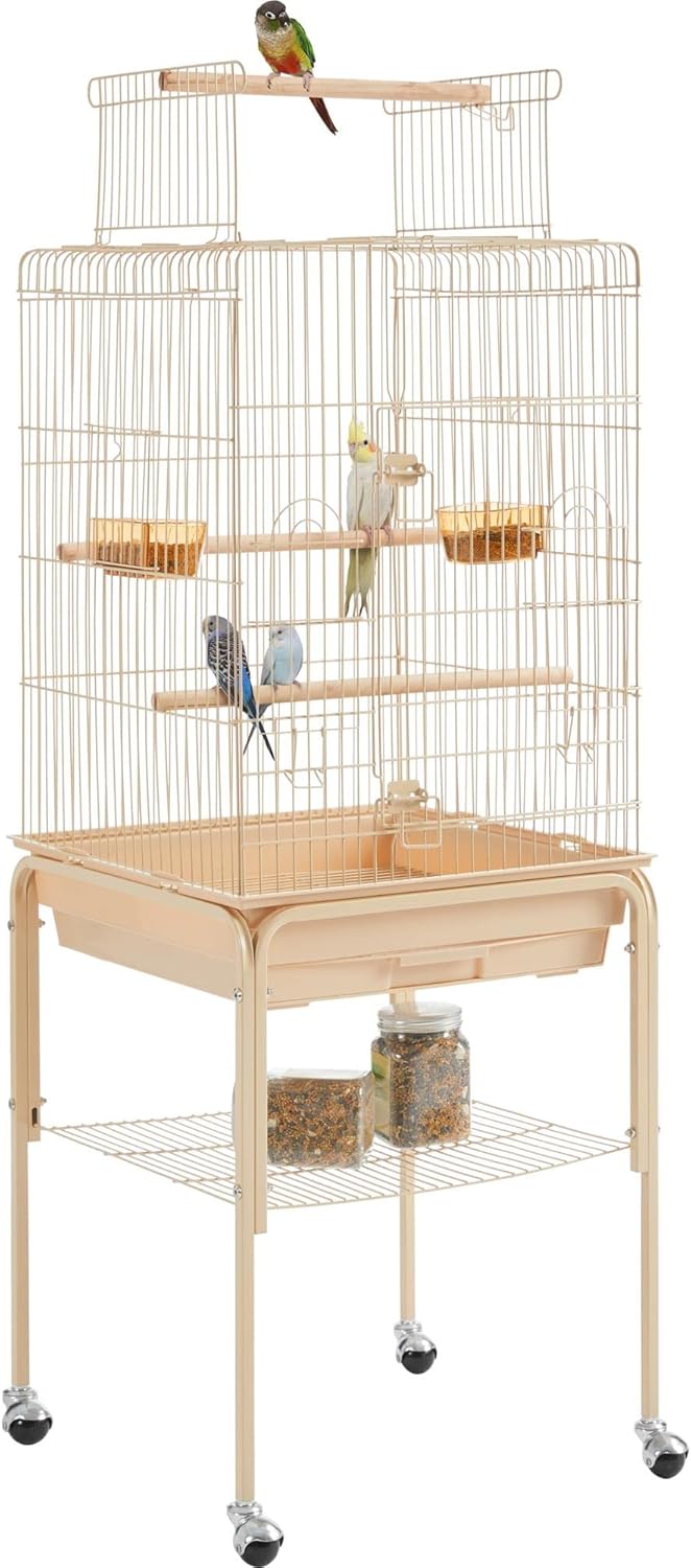 Yaheetech 53.5in Play Top Bird Cage for Small Birds and Parrots