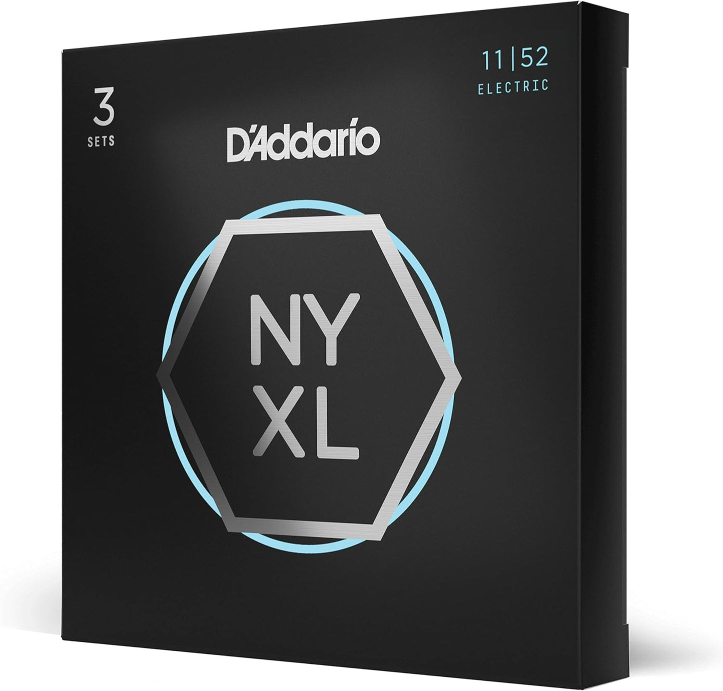 D'Addario Electric Guitar Strings NYXL1152-3P Pack of 3