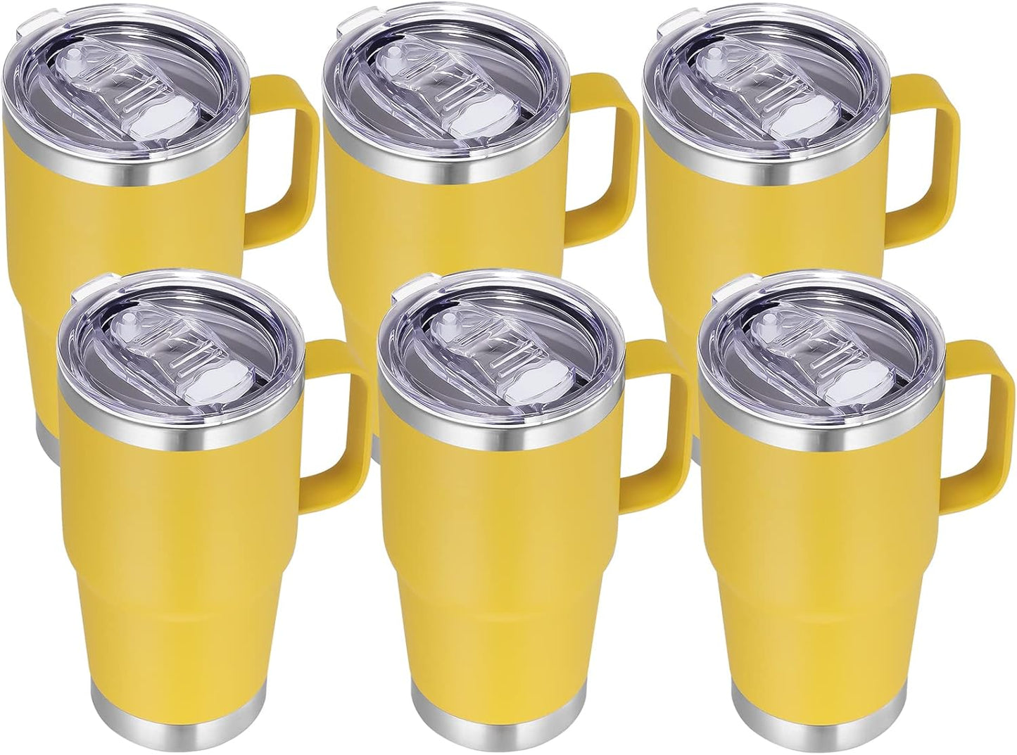 VEGOND 20 oz Tumbler Set with Handle and Straw for Travel