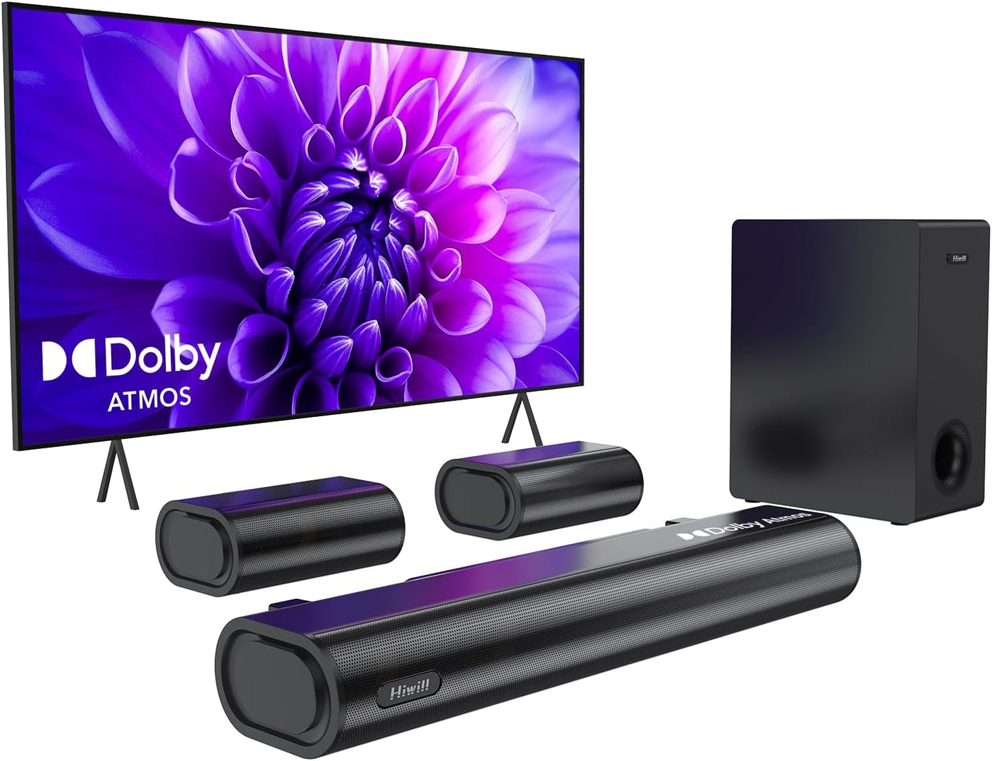 Immerse Yourself: Hiwill 5.1ch Dolby Atmos Soundbar