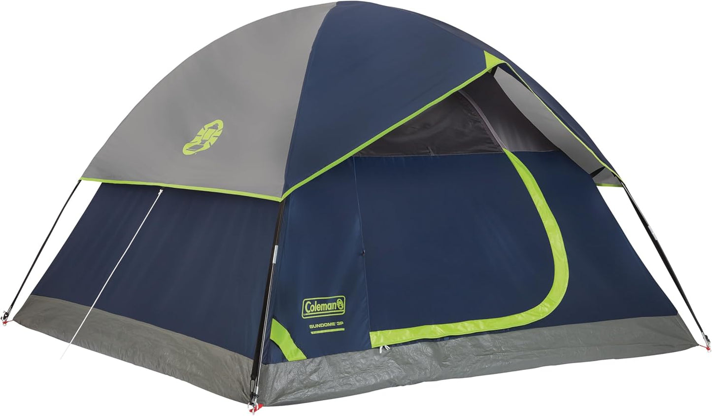 Coleman Sundome Camping Tent: Quick Setup & Weatherproof Design