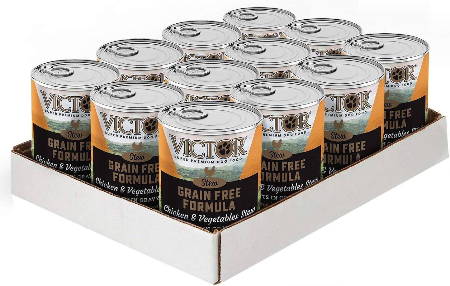 VICTOR Super Premium Dog Food with Chicken and Vegetables Stew