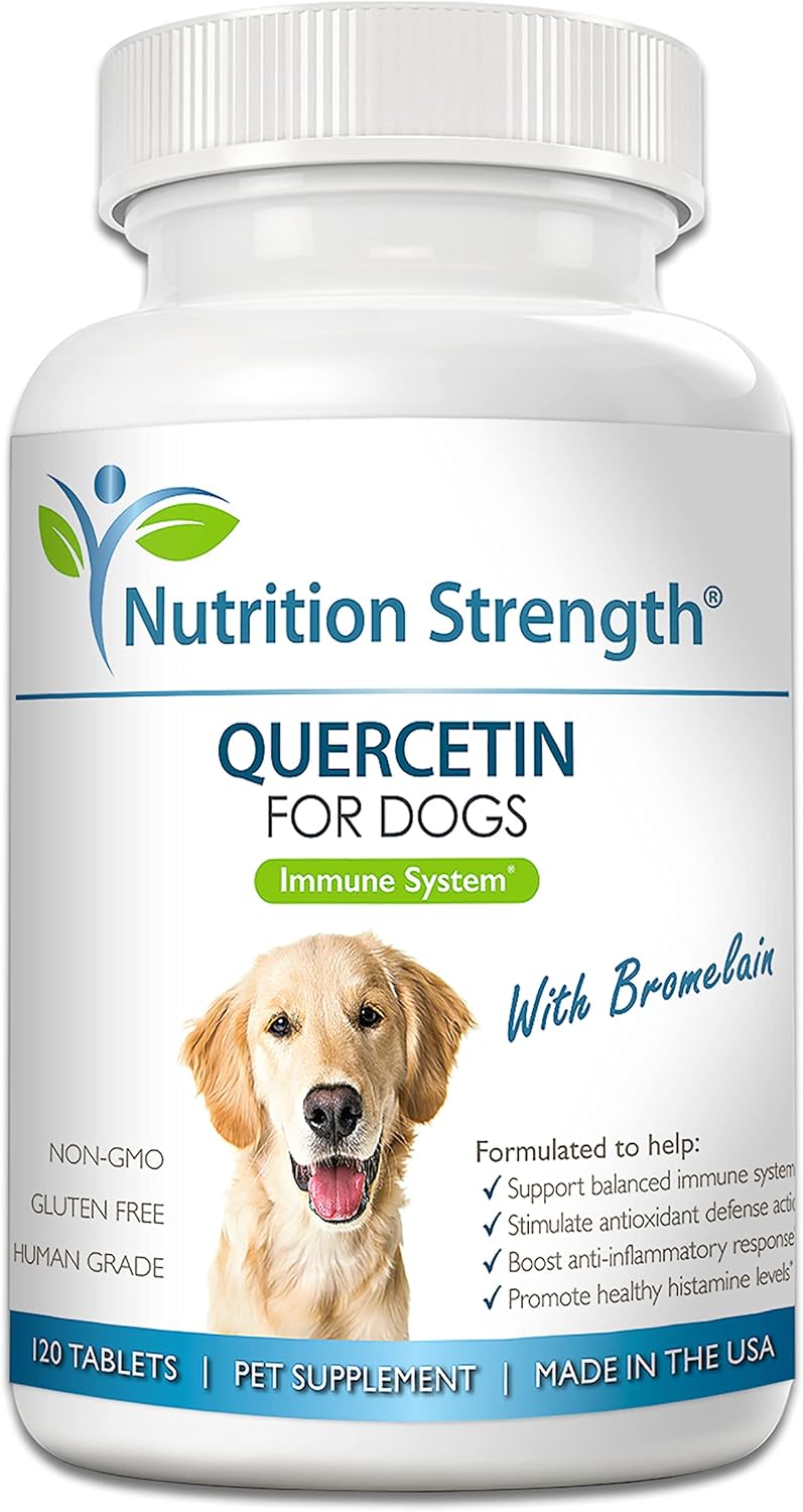 Quercetin for Dogs with Bromelain for Immune Support & Relief
