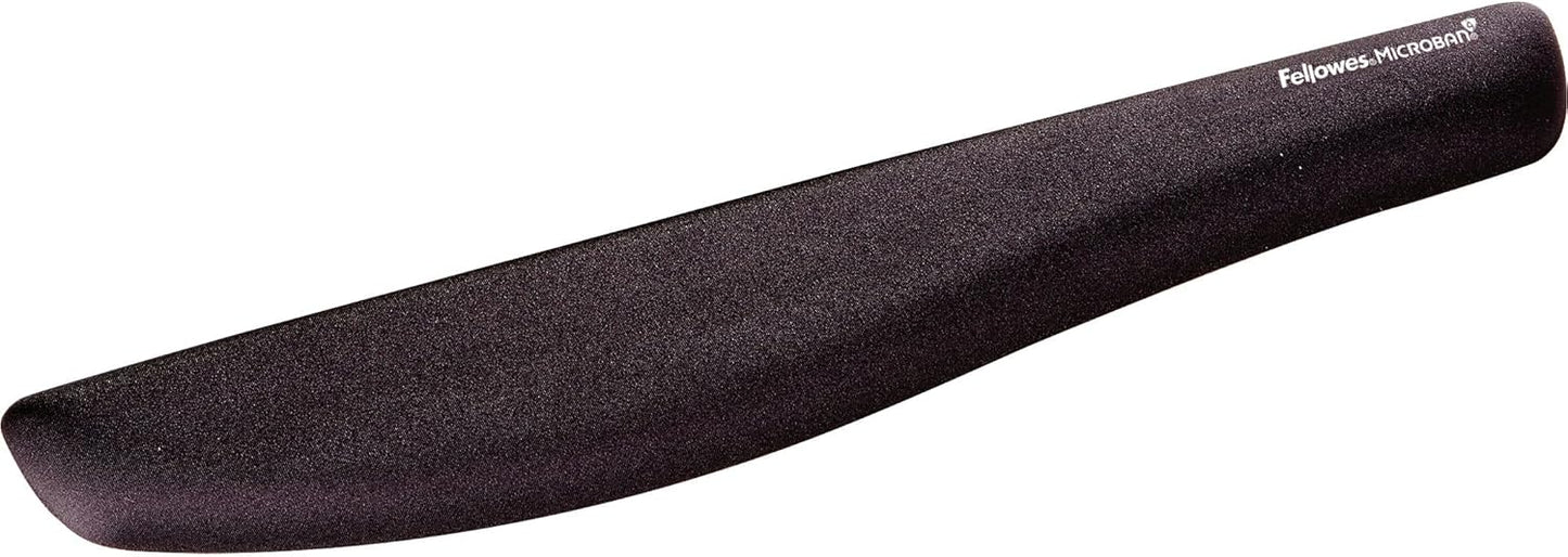 Comfortable Fellowes Keyboard Wrist Rest - Black