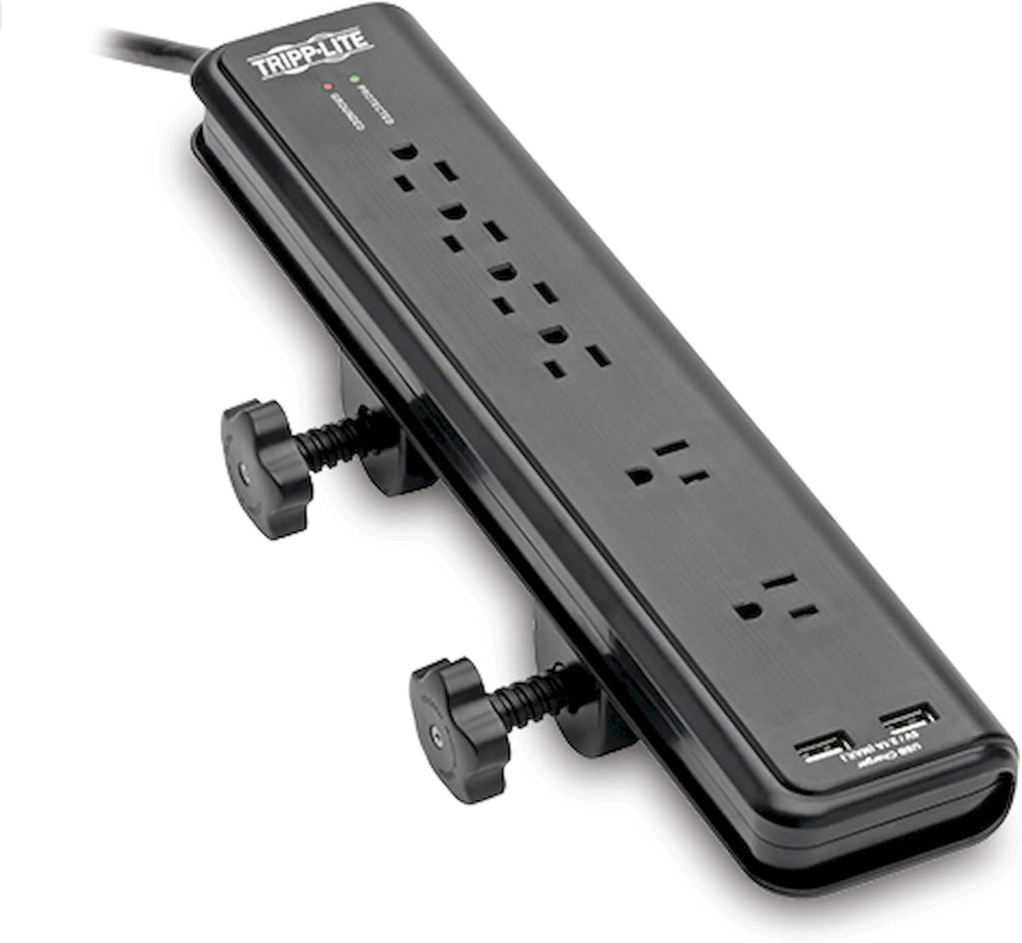 Tripp Lite Surge Protector: 6 Outlets, 6ft Cord, Dual USB