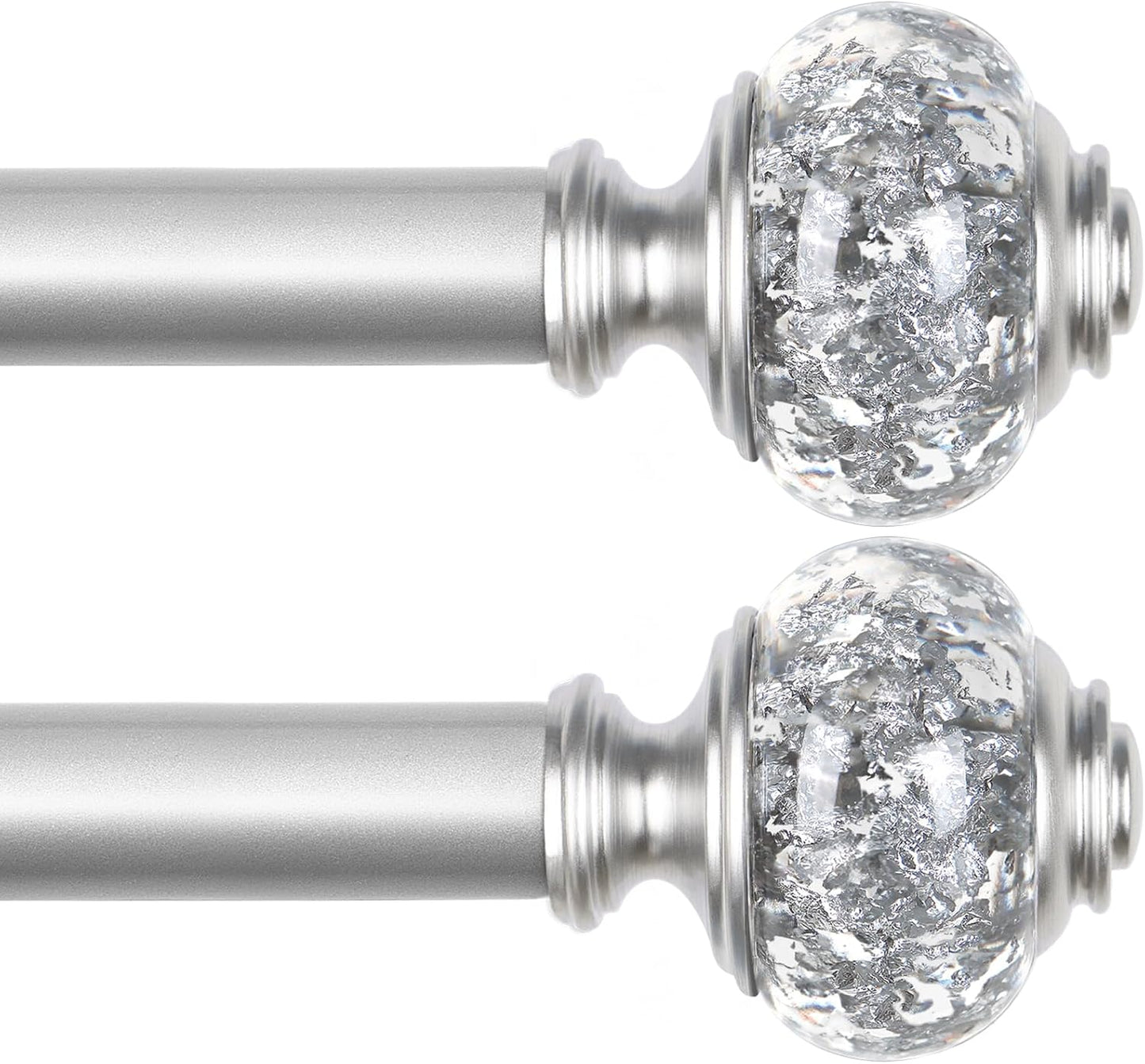 Telescoping Curtain Rods 32 to 58 Inches for Elegant Windows