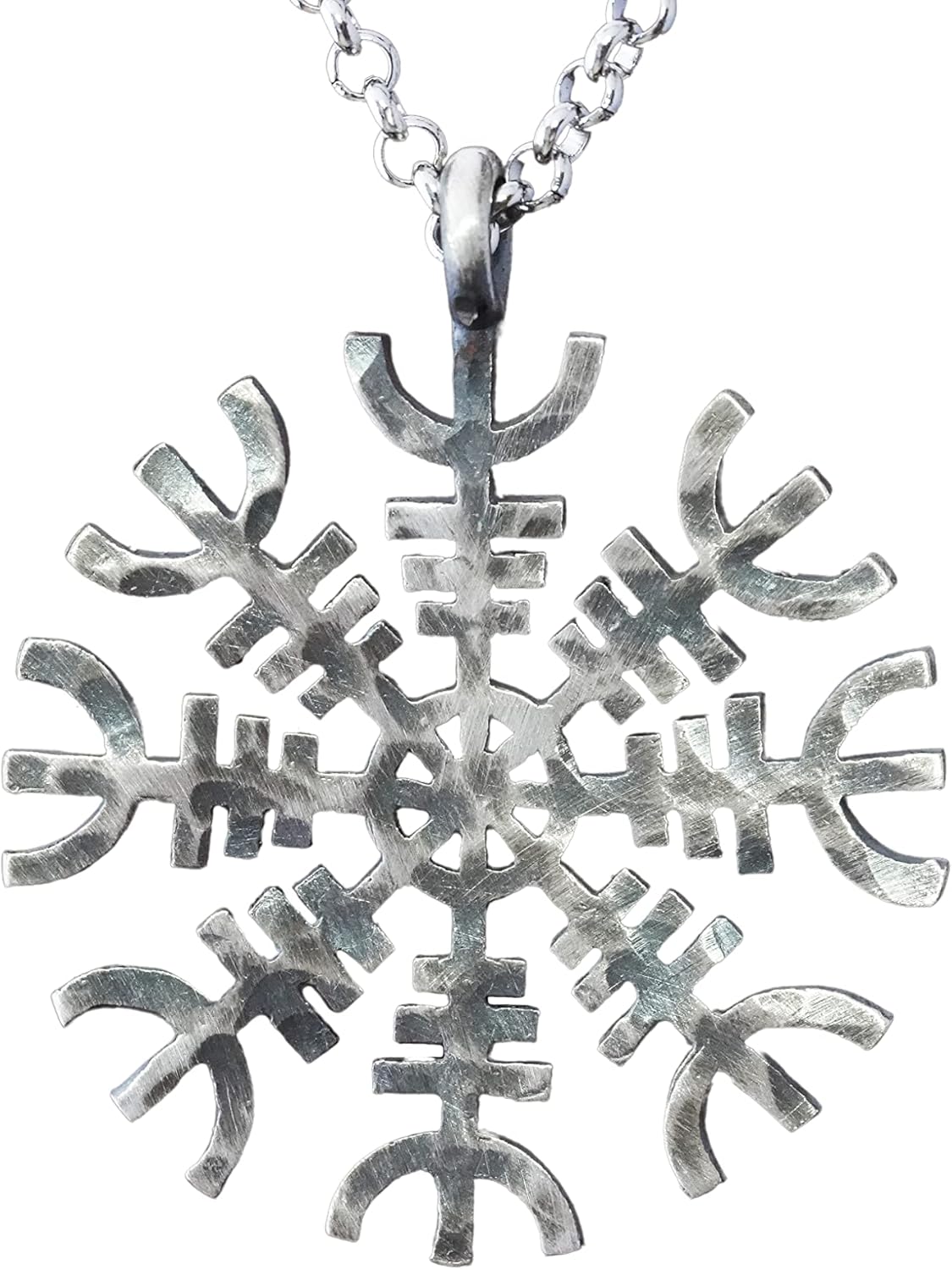 Aegishjalmur Helm of Awe Viking Protection Necklace Pendant
