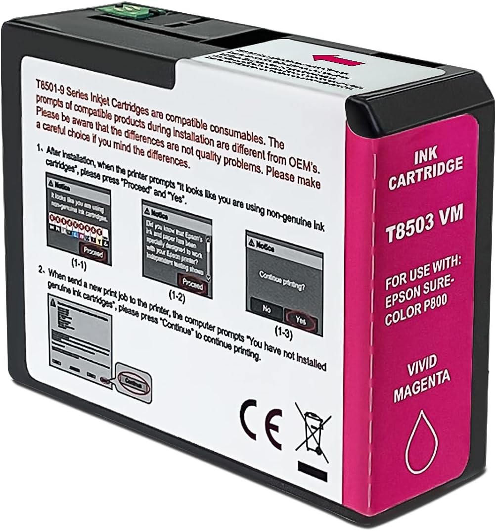 Vibrant Magenta Ink for Epson Surecolor P800