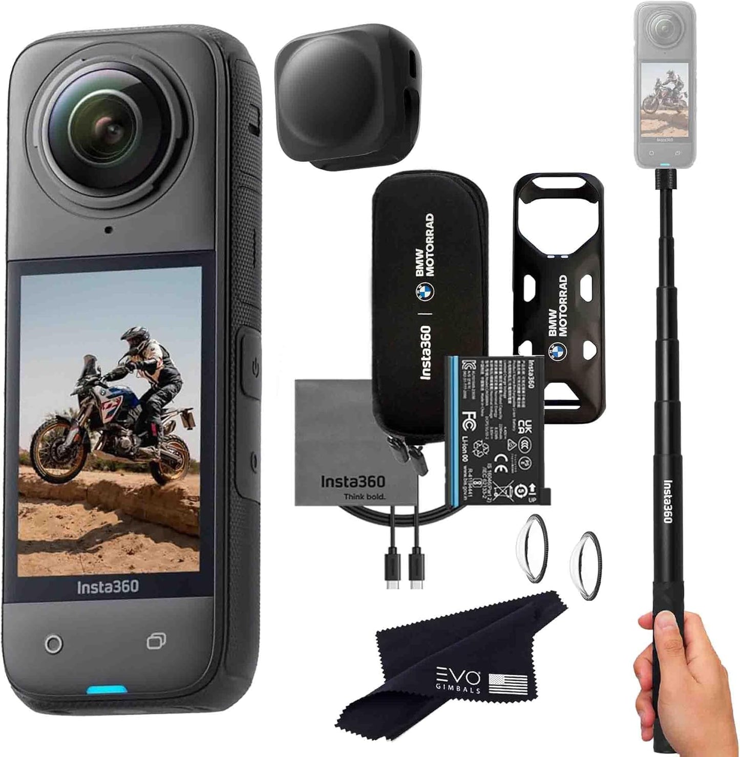 Insta360 X4 8K Waterproof 360 Action Camera for Adventure