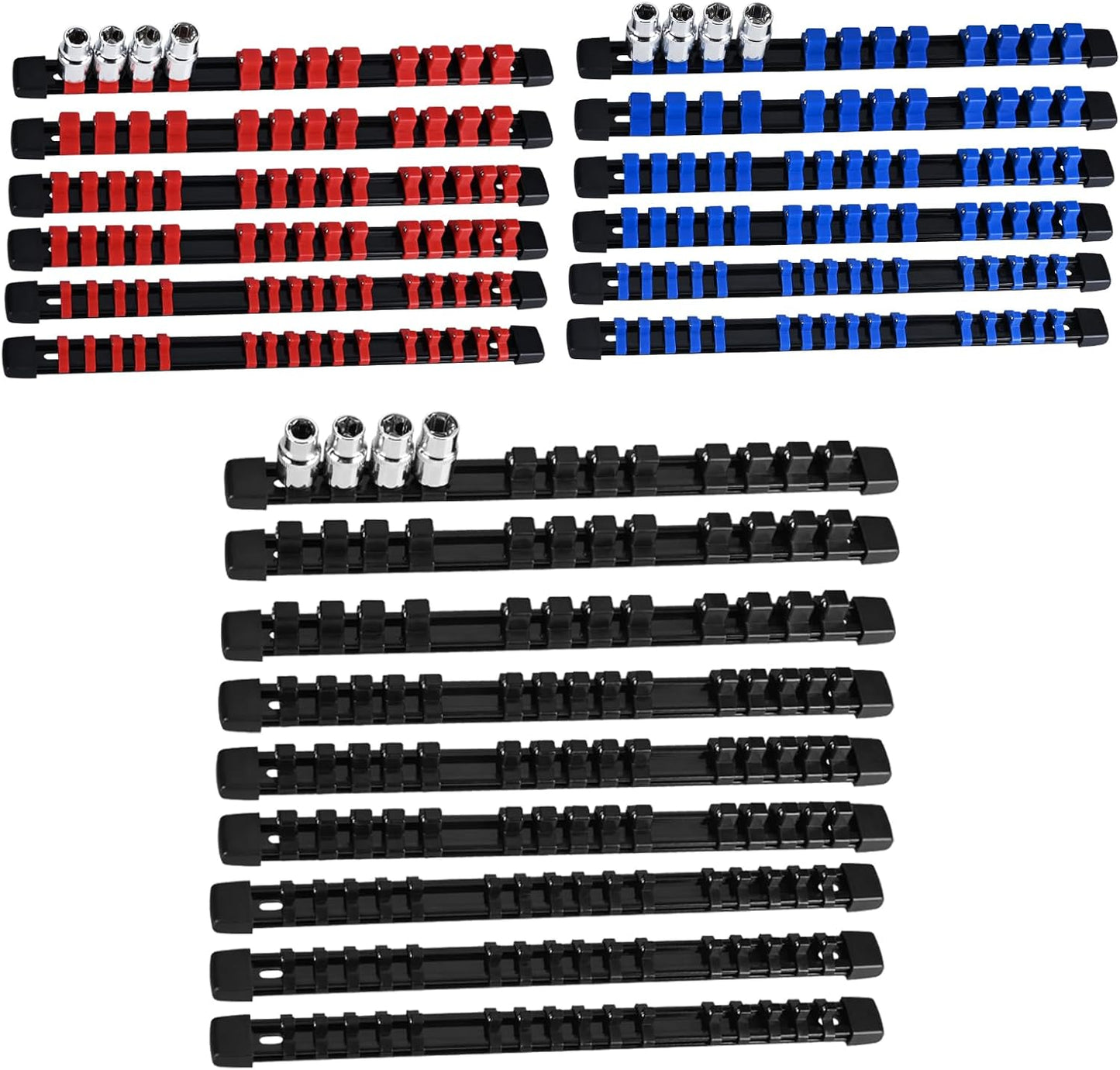 Socket Organizer Set 21PCS for Efficient Tool Organization