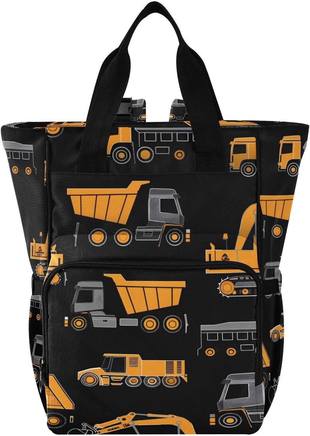 Orange Travel Diaper Backpack by SPRIPORT