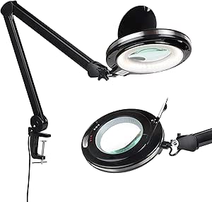 Brightech LightView Pro Magnifying Desk Lamp for Crafts & Reading