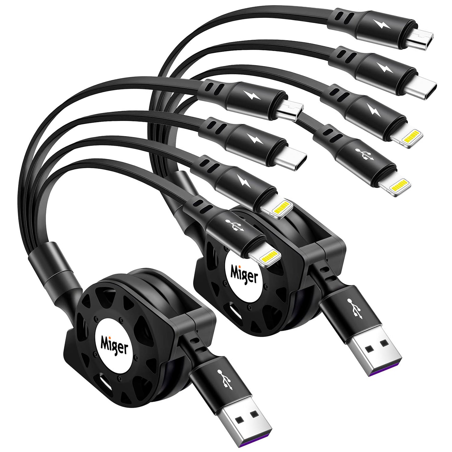 4-in-1 Fast Charging Cable Duo by Miger