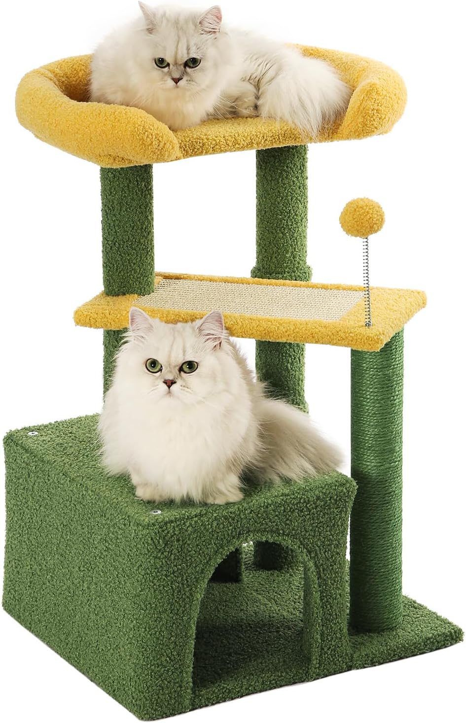 Made4Pets Cat Tree for Indoor Cats - Stylish Multi-Level Condo