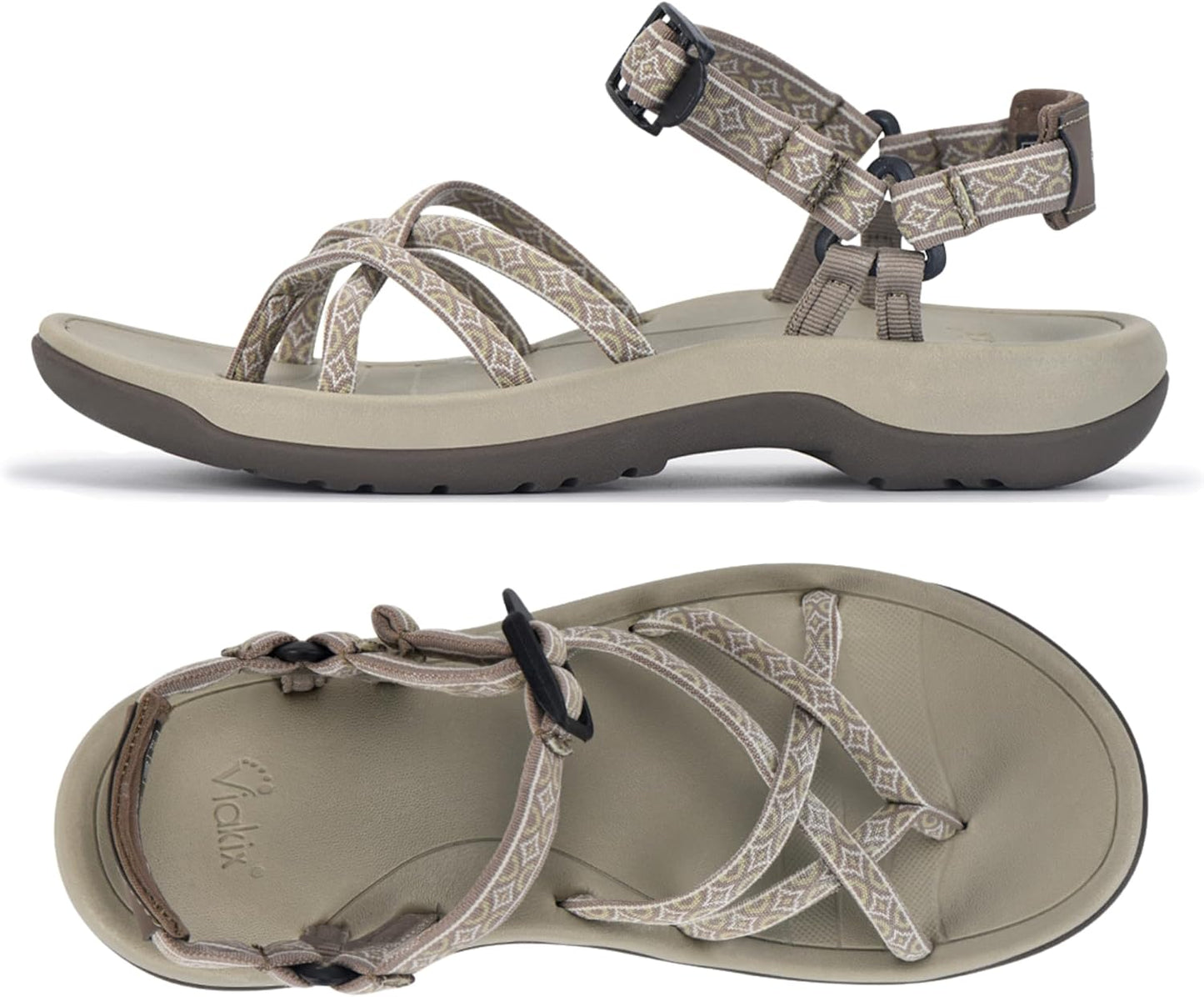 Viakix Women's Comfort Sandals - Stylish Athletic Support