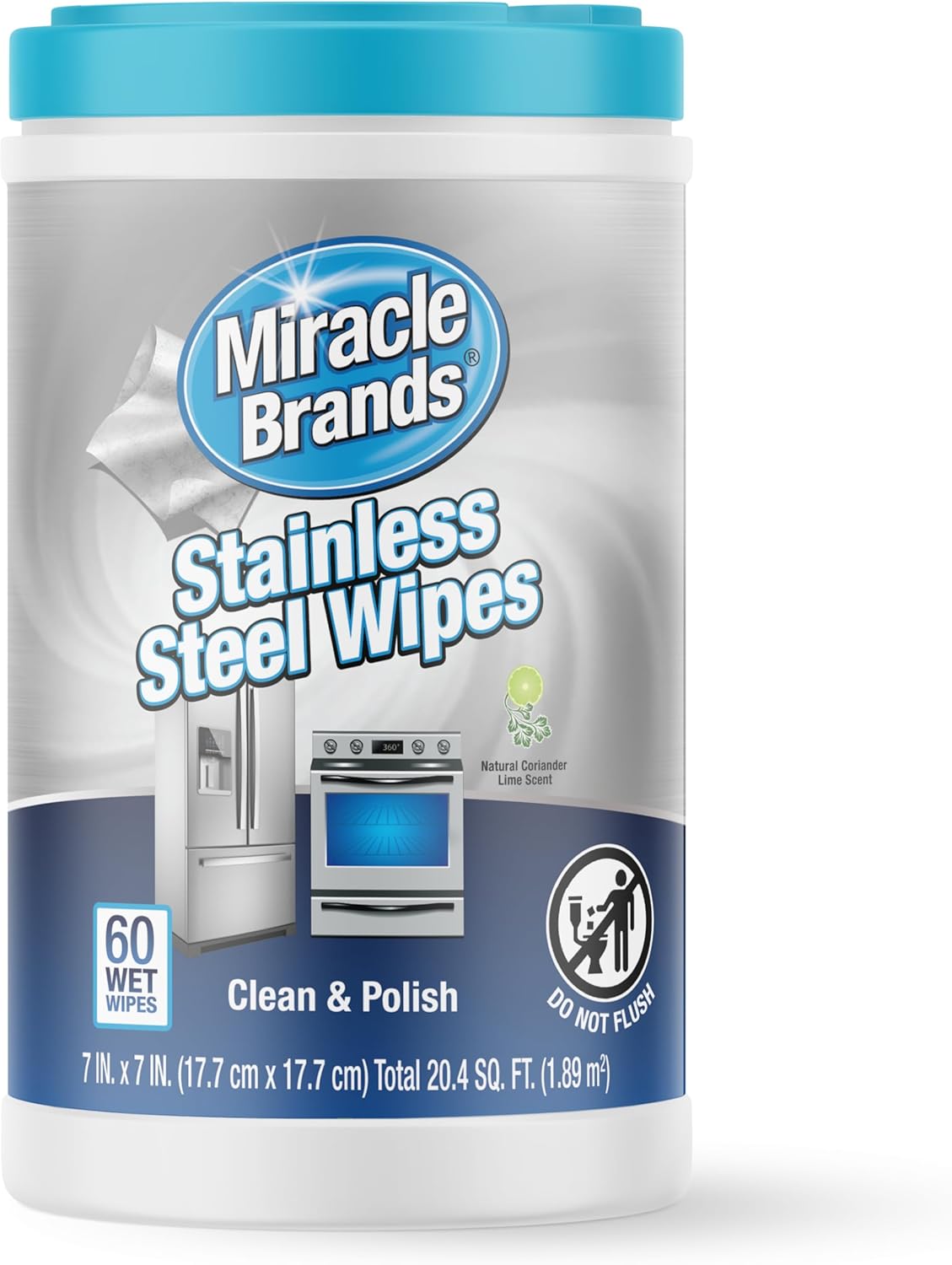 Stainless Steel MiracleWipes - Smudge-Free Shine!
