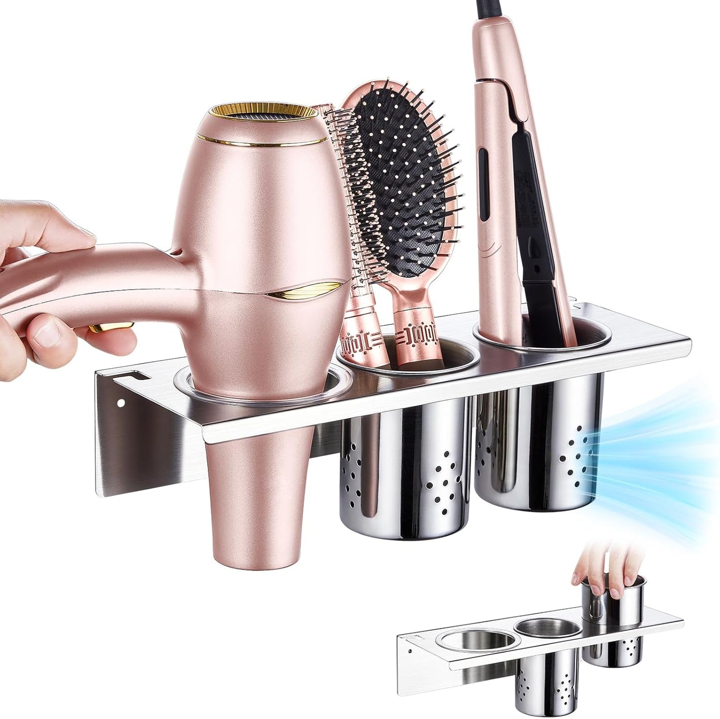 XILIMEN Hair Tool Organizer: Stylish Bathroom Hair Styling Solution
