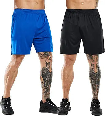 MIER Men's Quick-Dry Athletic Shorts for Training and Running