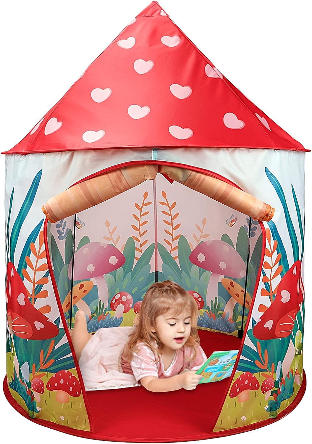 Imaginative Mushroom Kids Play Tent for Boys and Girls