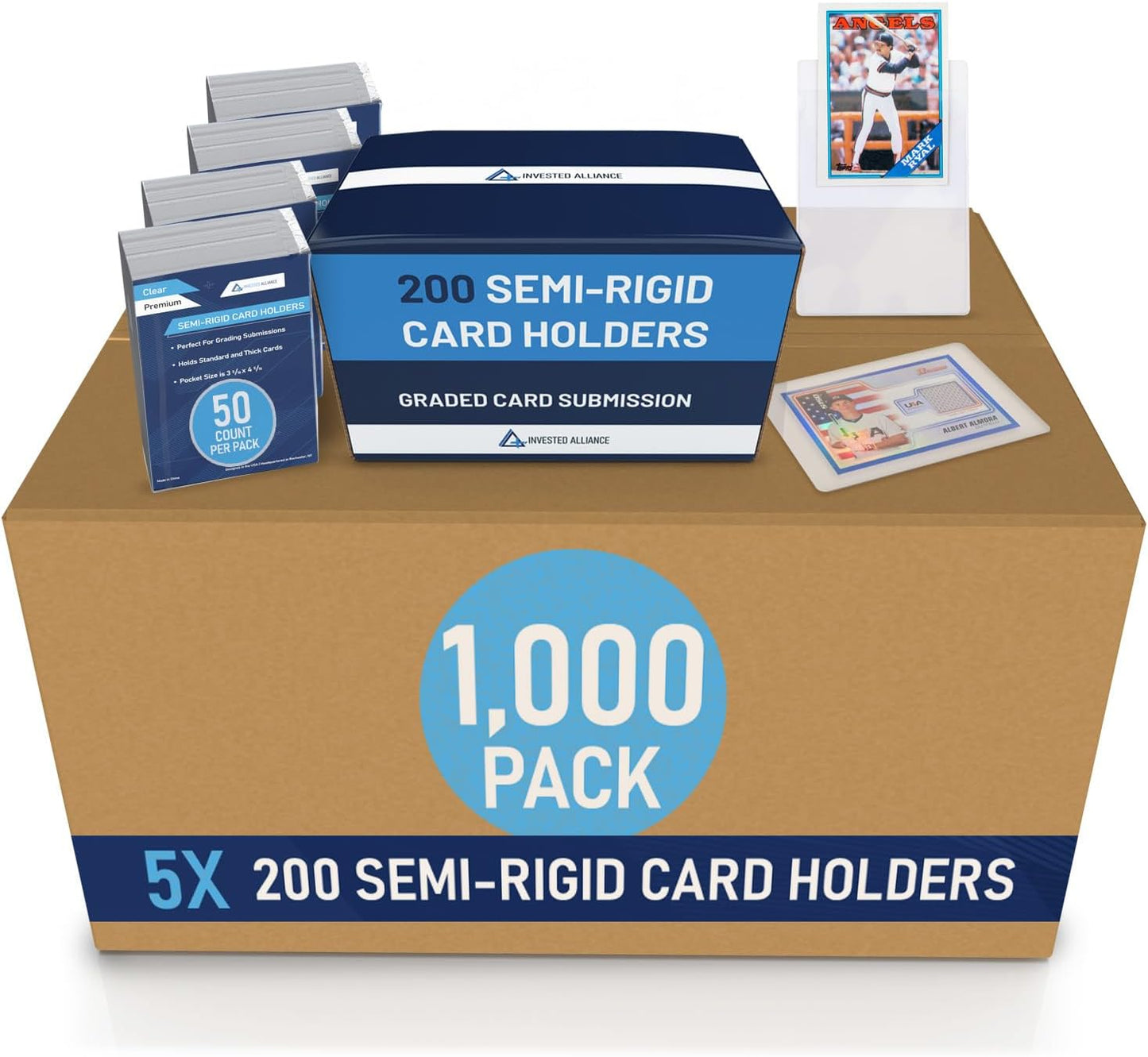 Semi Rigid Card Holder for PSA Graded Cards - Premium Protection