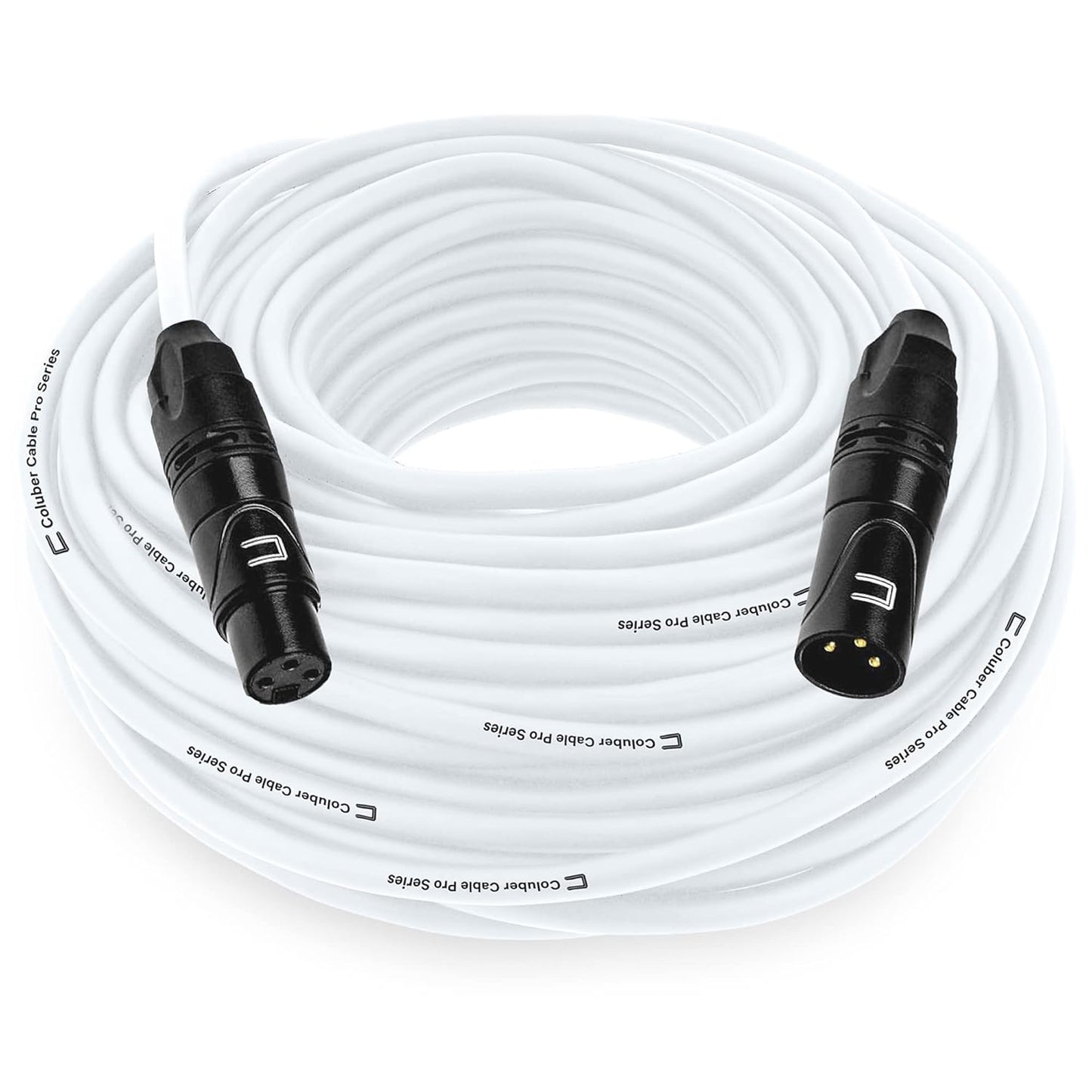 Balanced XLR Cable Male to Female - 100 Feet for Pro Audio Use