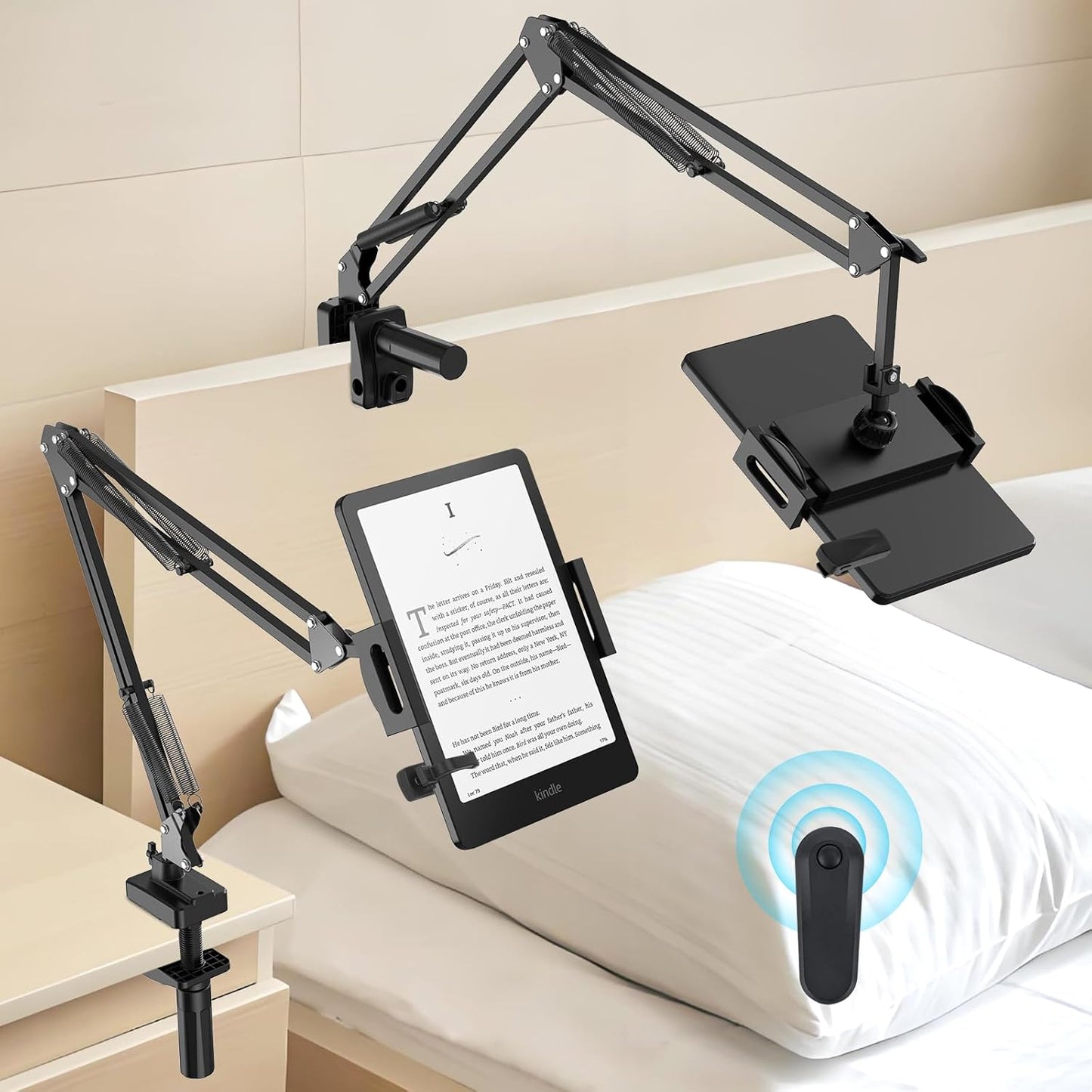Remote Page Turner Holder For Kindle: Hands-Free Reading Stand