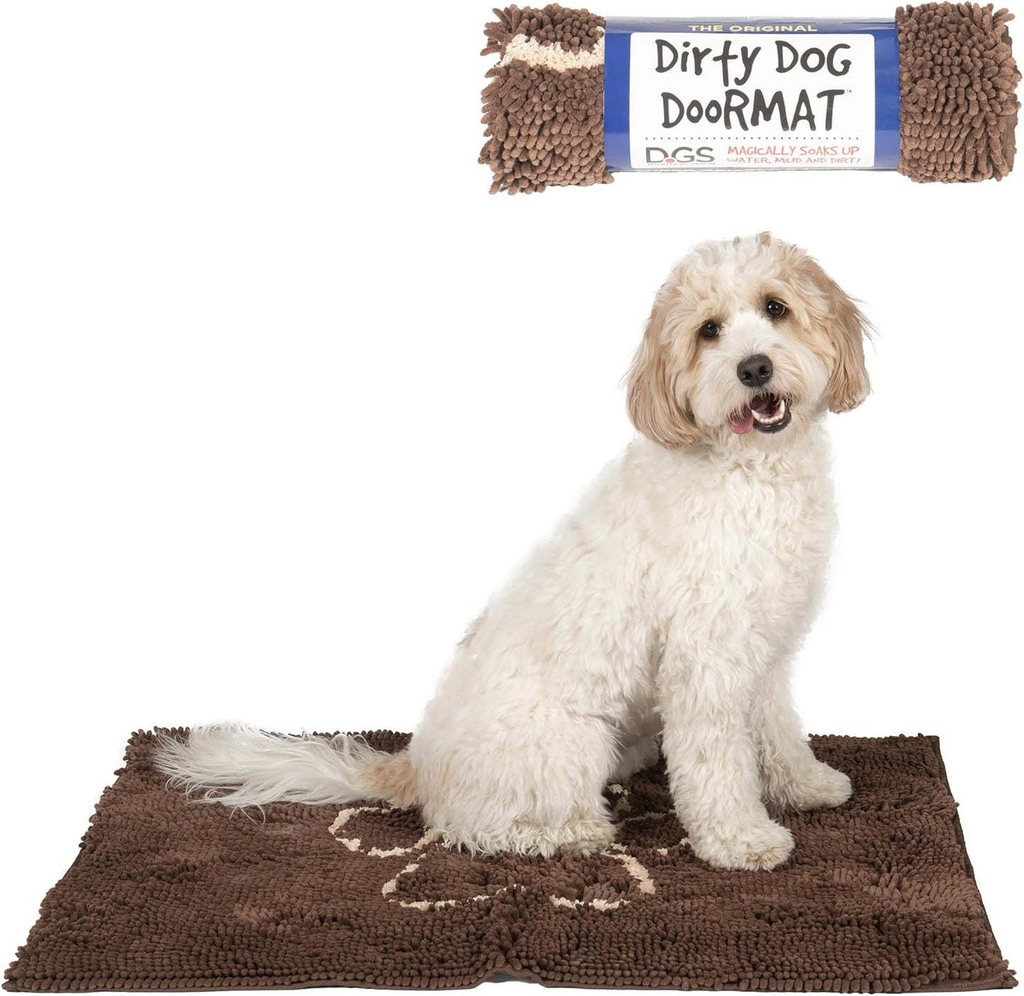 Dog Gone Smart Dirty Dog Doormat - Super Absorbent Rug for Pets