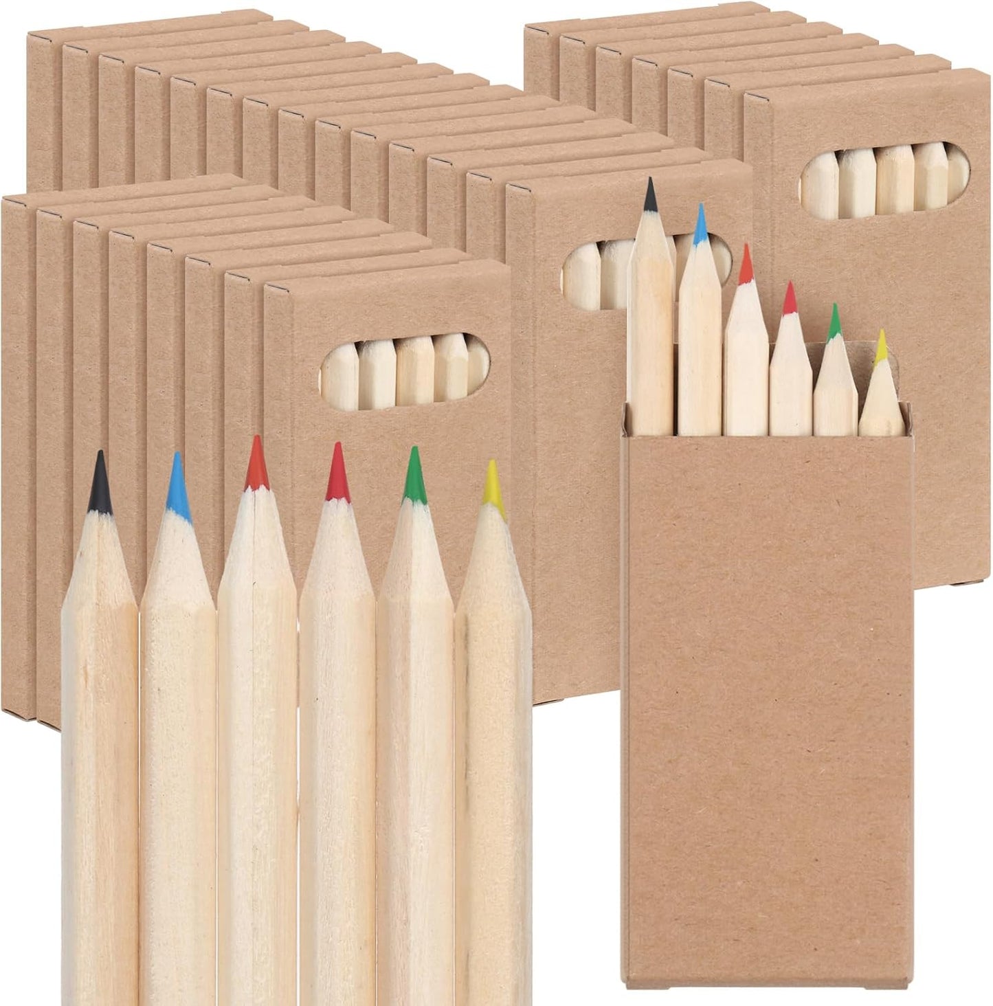 Mini Colored Pencils Bulk for Kids and Adults - 70 Packs