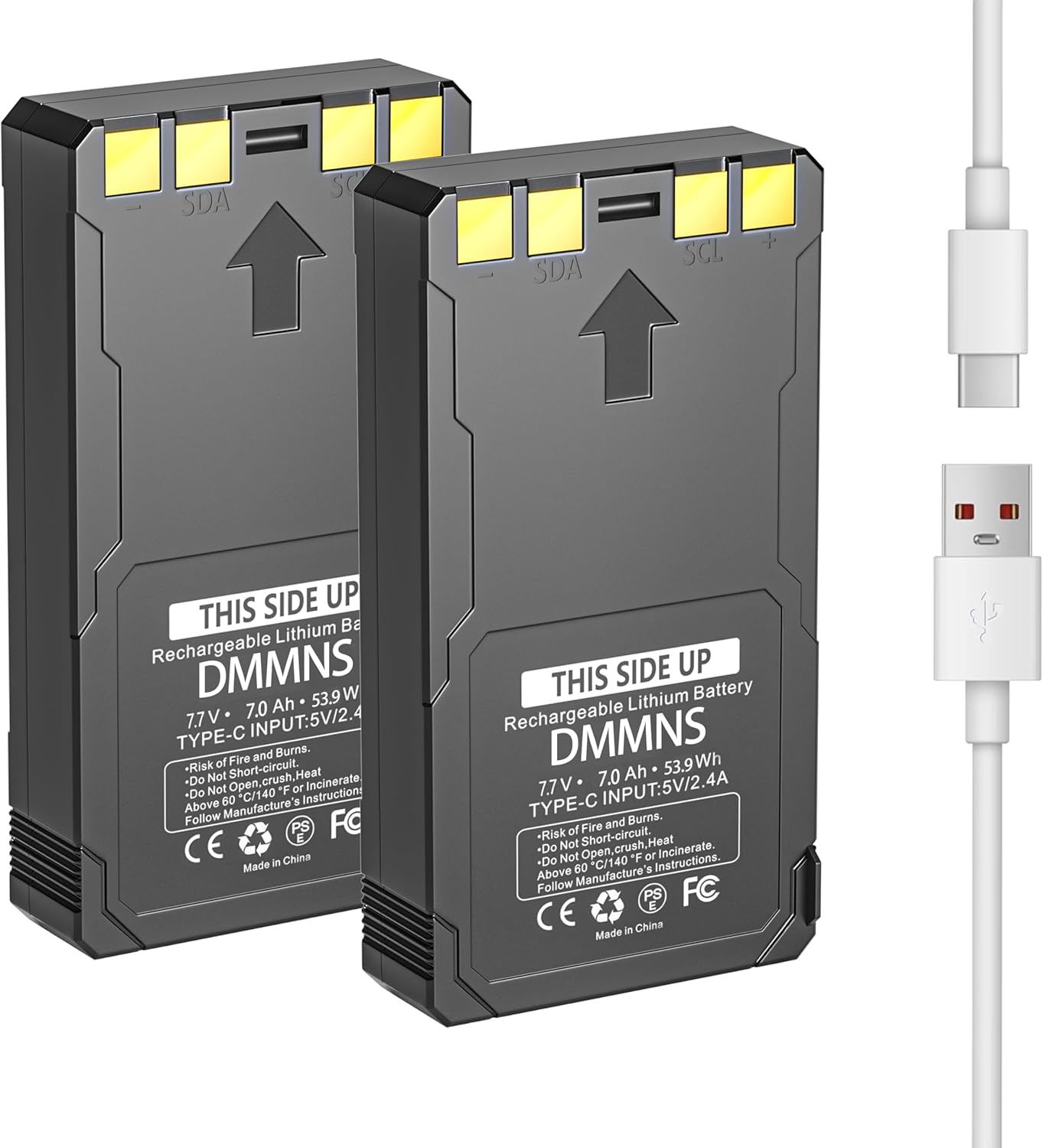 Upgrade 7000mAh Rechargeable Batteries for Trail Cameras